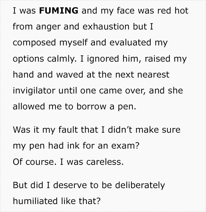 Teacher Refuses To Lend Student A Pen During Exam, So He Plans Brutal Revenge That Gets His Teacher Fired