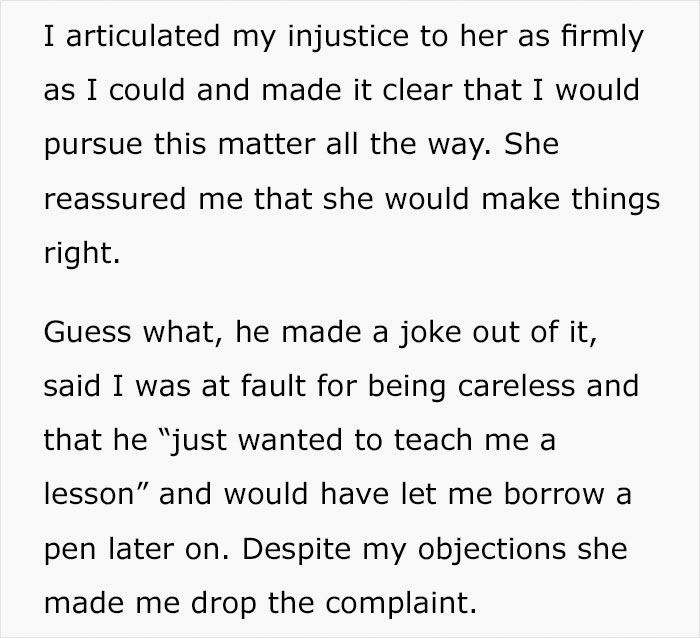 Teacher Refuses To Lend Student A Pen During Exam, So He Plans Brutal Revenge That Gets His Teacher Fired Teacher Refuses To Lend Student A Pen During Exam, So He Plans Brutal Revenge That Gets His Teacher Fired