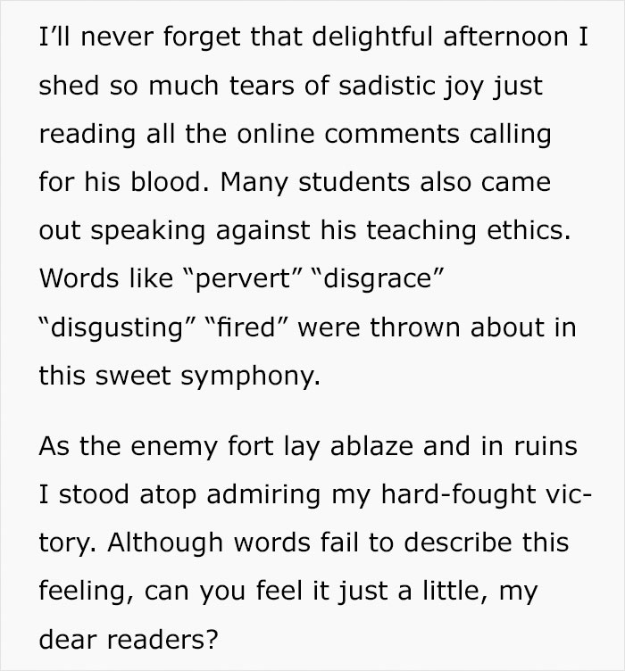 Teacher Refuses To Lend Student A Pen During Exam, So He Plans Brutal Revenge That Gets His Teacher Fired