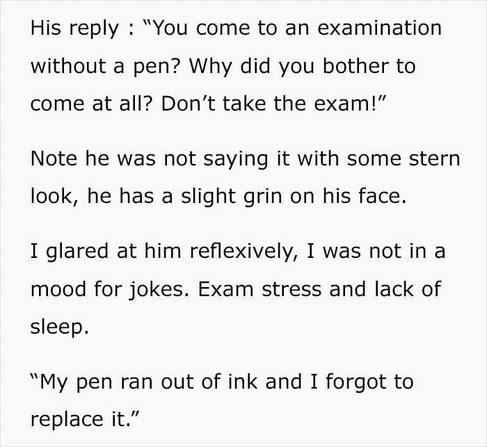 Teacher Refuses To Lend Student A Pen During Exam, So He Plans Brutal Revenge That Gets His Teacher Fired Teacher Refuses To Lend Student A Pen During Exam, So He Plans Brutal Revenge That Gets His Teacher Fired