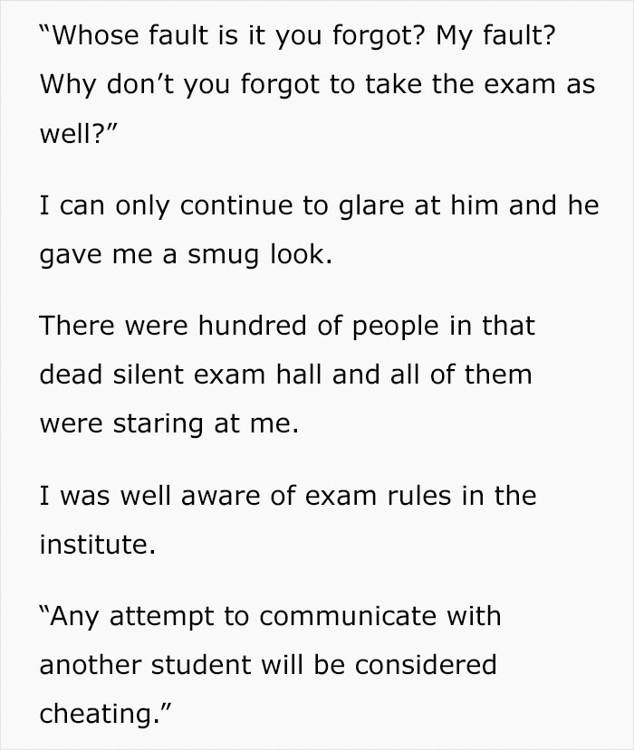 Teacher Refuses To Lend Student A Pen During Exam, So He Plans Brutal Revenge That Gets His Teacher Fired