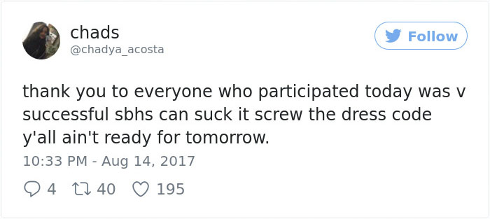 After This Sexist High School Sent 20+ Girls Home For Dress Code Violation, Boys Had A Perfect Response After This Sexist High School Sent 20+ Girls Home For Dress Code Violation, Boys Had A Perfect Response