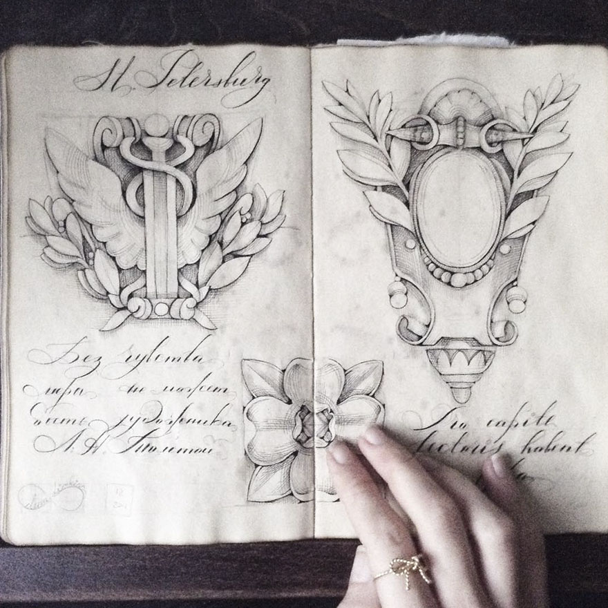 Sketchbook-drawings-elena-limkina-russia