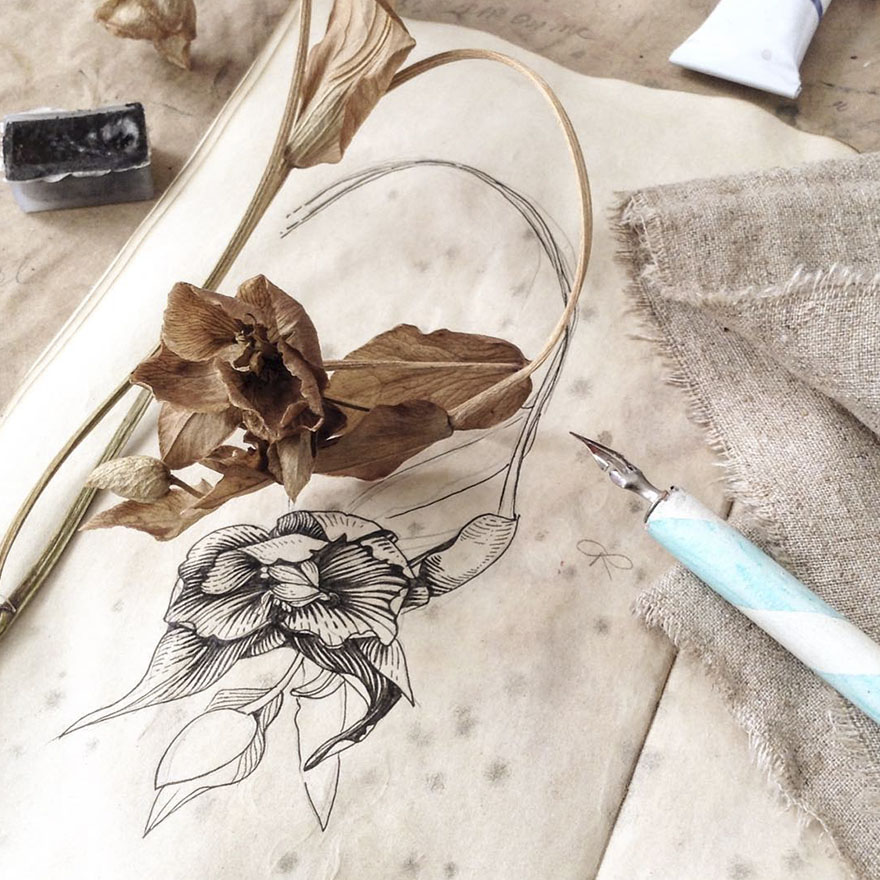 Sketchbook-drawings-elena-limkina-russia