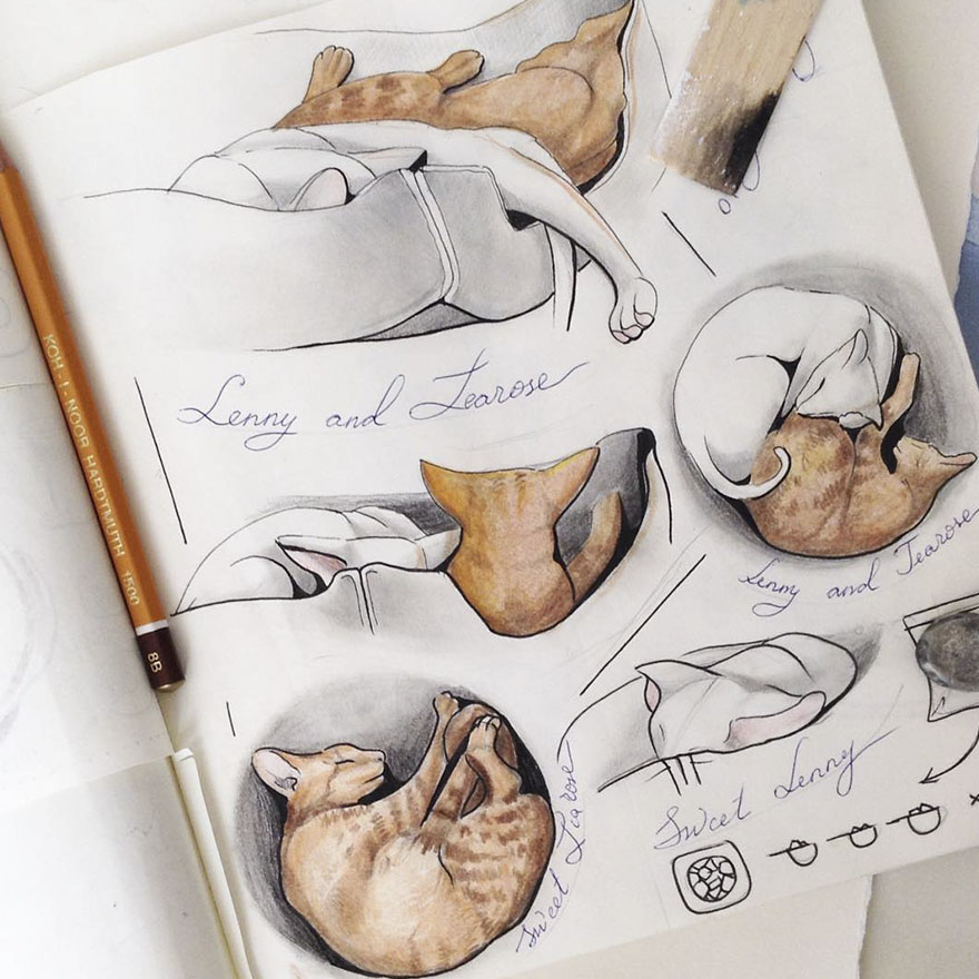 Sketchbook-drawings-elena-limkina-russia