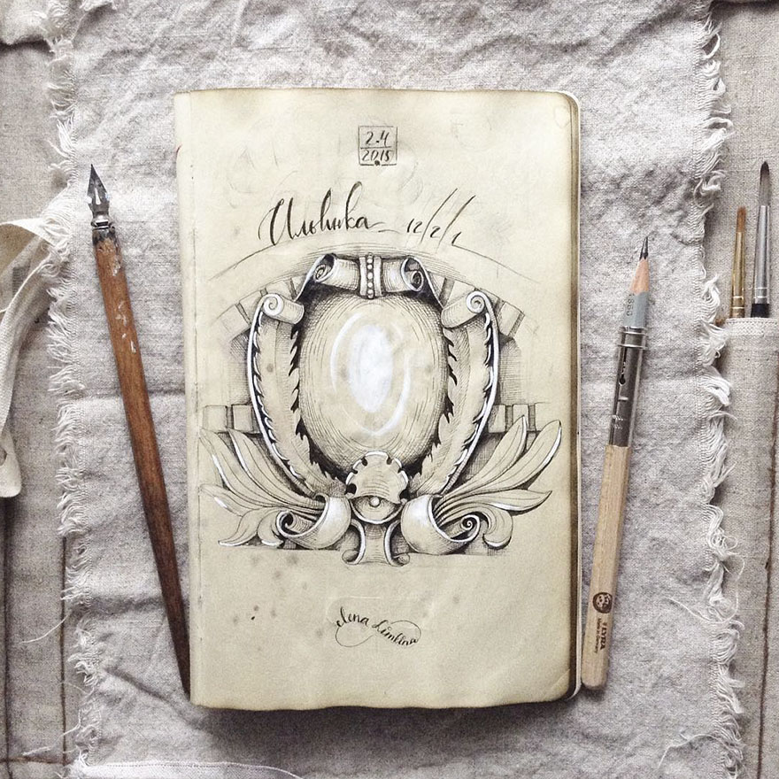 Sketchbook-drawings-elena-limkina-russia