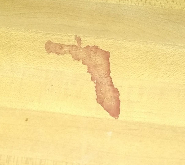 This Wine Spill Looks Just Like Florida