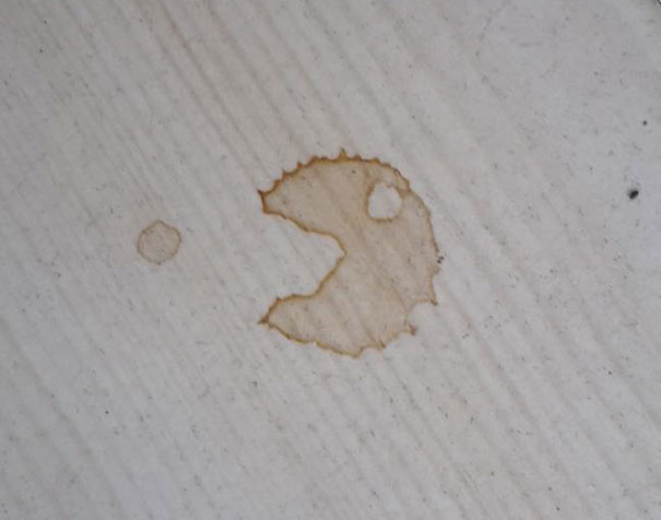 Coffee Stain On My Floor Look Like Pac-Man Eating A Pellet