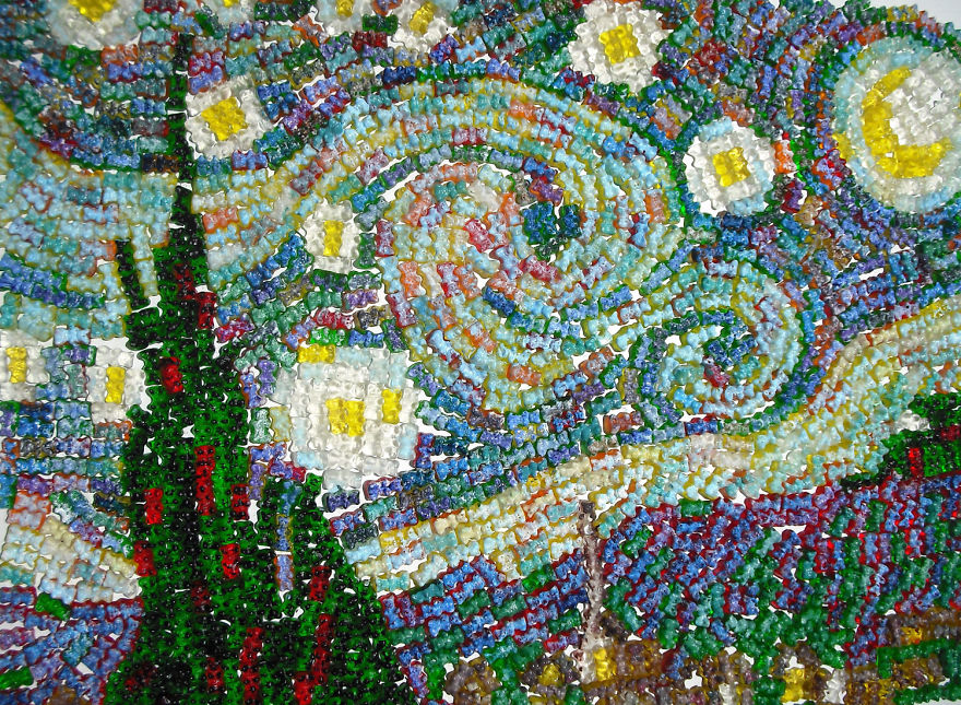 I Made Art Out Of 100,000+ Gummy Bears