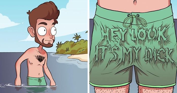 132 Funny Comics About Summer Problems That Almost Everyone Will Relate To