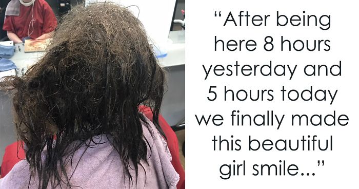 Hairdresser Refuses To Shave Depressed Teen’s Hair, Spends 13 Hours Fixing It