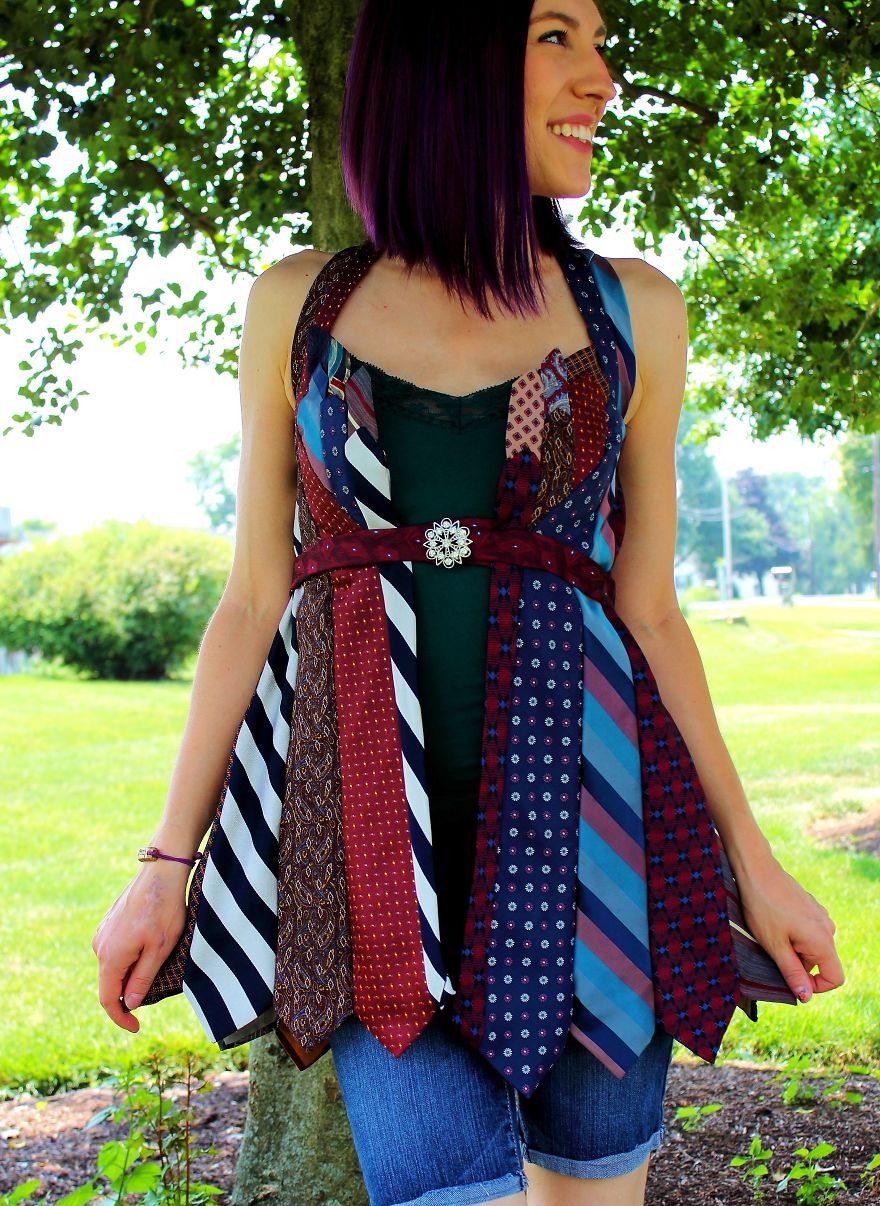 I Began Using Neckties To Create New Fashion And Home Decor I Began Using Neckties To Create New Fashion And Home Decor