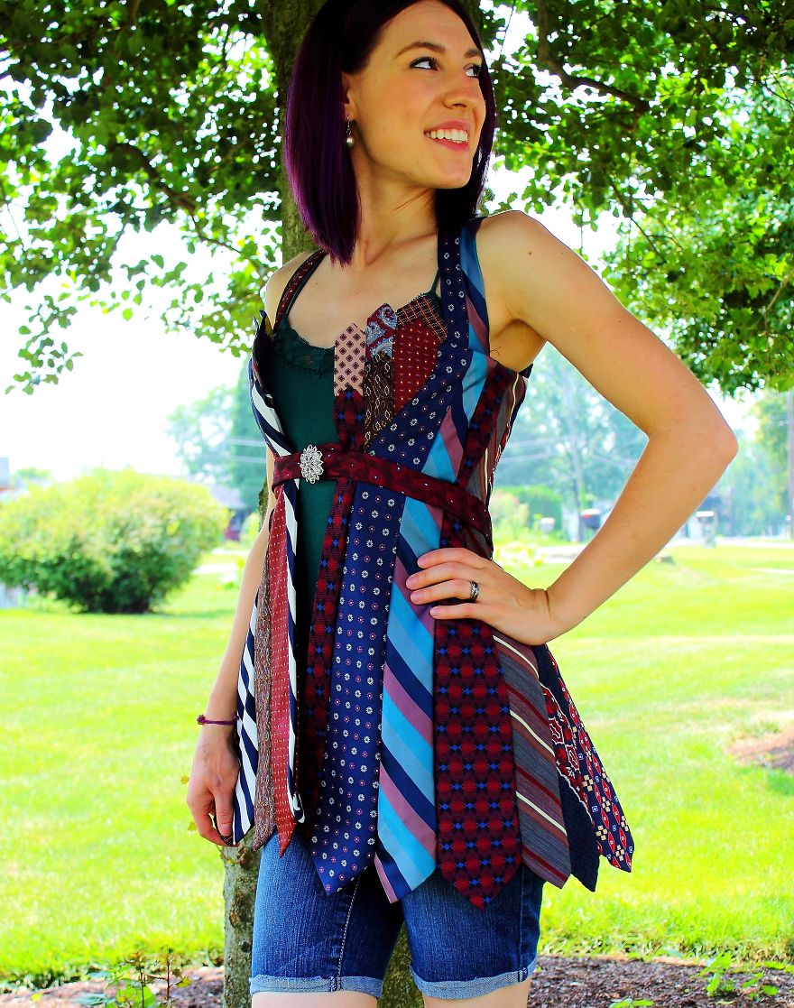 I Began Using Neckties To Create New Fashion And Home Decor I Began Using Neckties To Create New Fashion And Home Decor