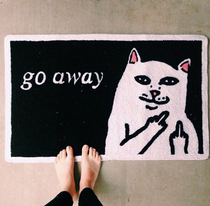 Go Away Doormat