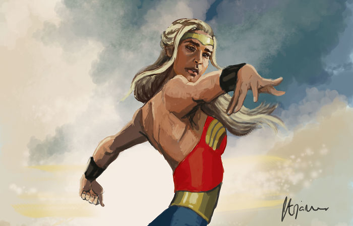 I Illustrated Daenerys Targaryen As Wonder Woman