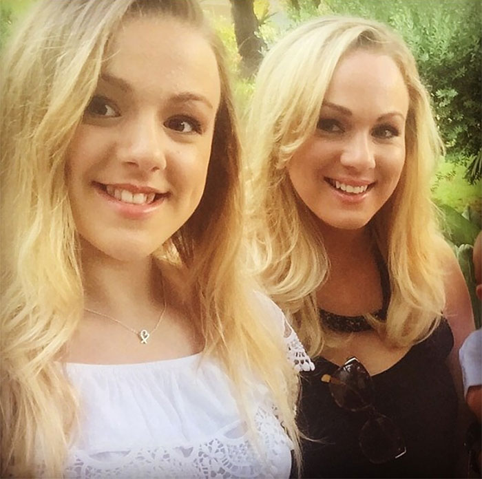 Erin, Age 32, (Right) Is Told She Looks As Youthful As Her Daughter Niamh, Who Turned 13 That Day