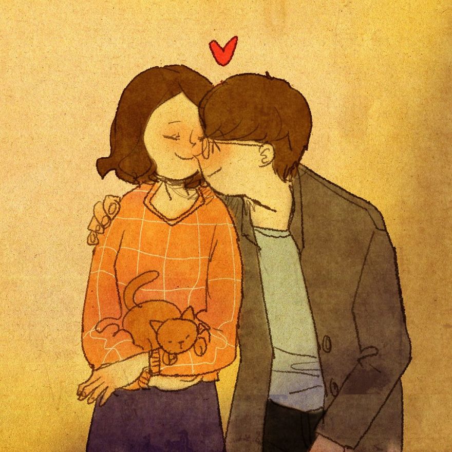 Illustration How Love Is In Everyday Life Illustration How Love Is In Everyday Life