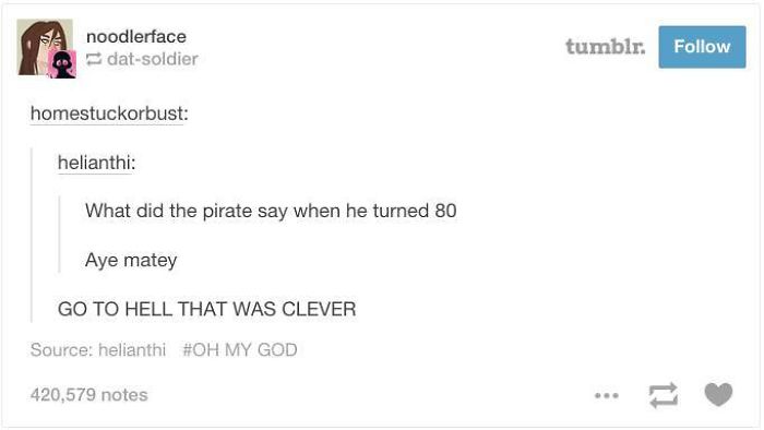 10 Tumblr Pun Posts That'll Make You Groan