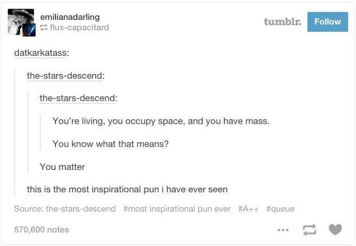 10 Tumblr Pun Posts That'll Make You Groan