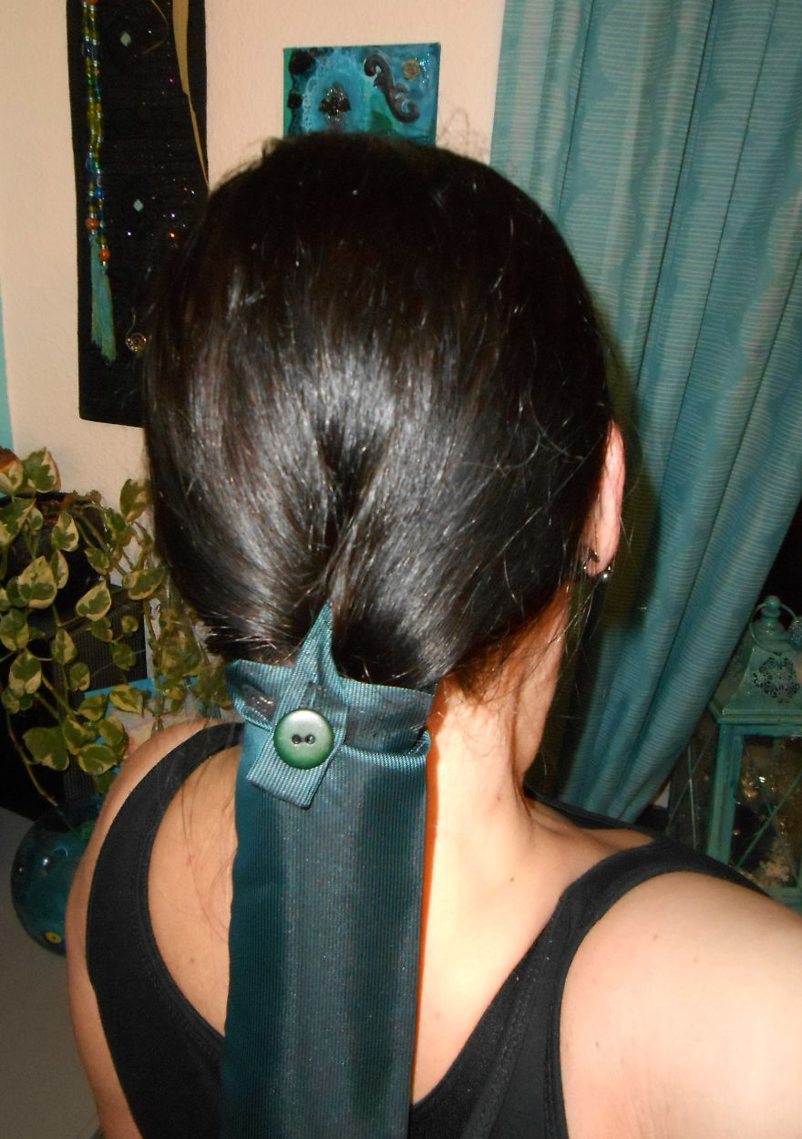 I Created A Silken "Sleepingbag" For Braids