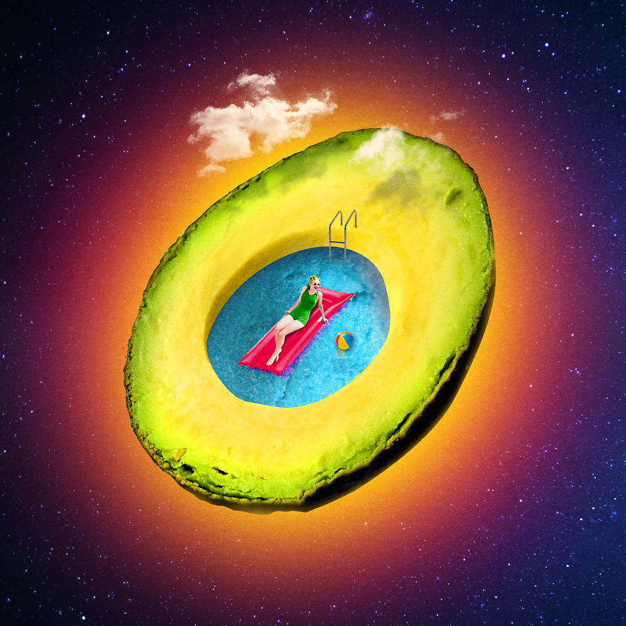 I Create Trippy Digital Collage Art