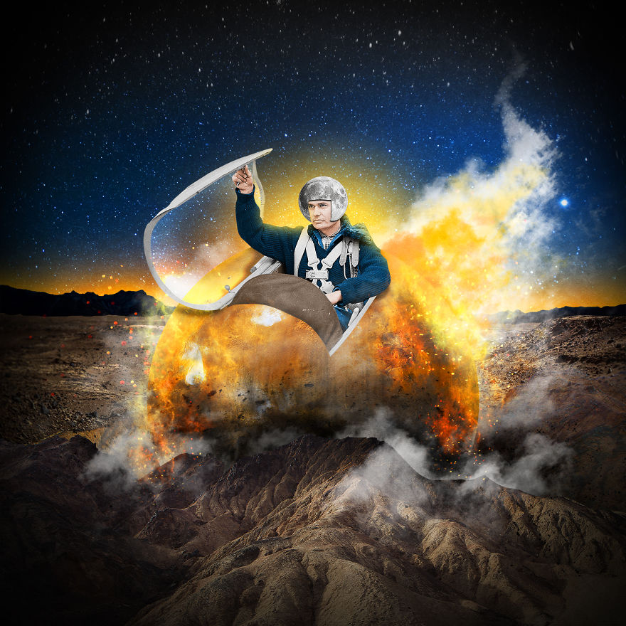 I Create Trippy Digital Collage Art