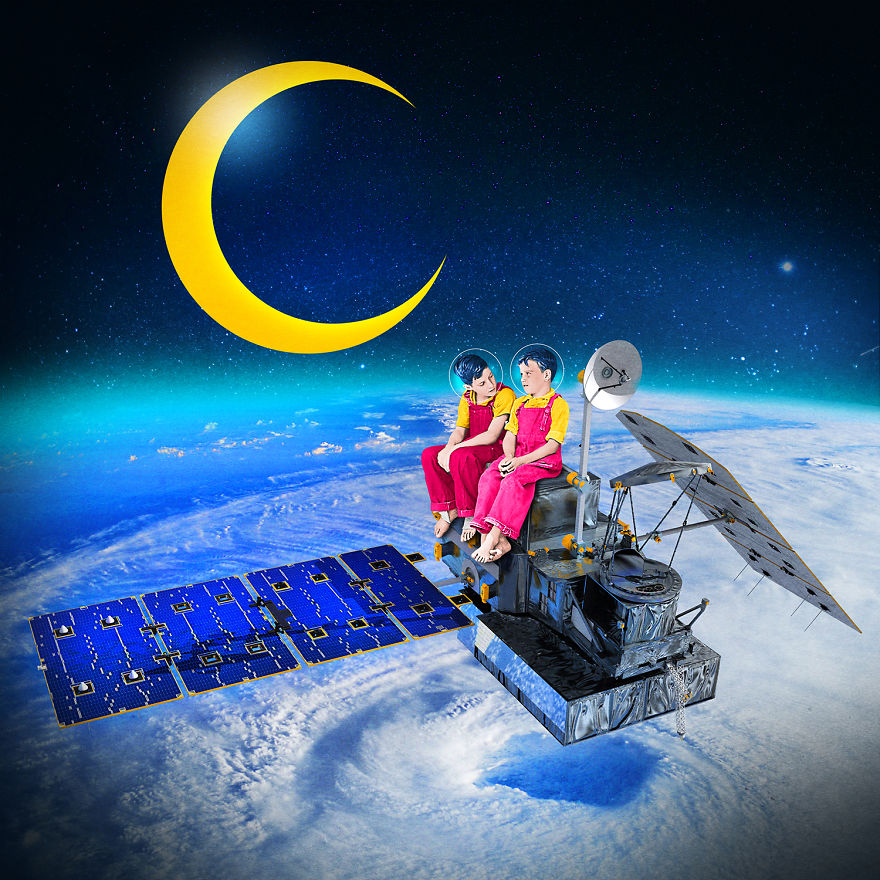 I Create Trippy Digital Collage Art