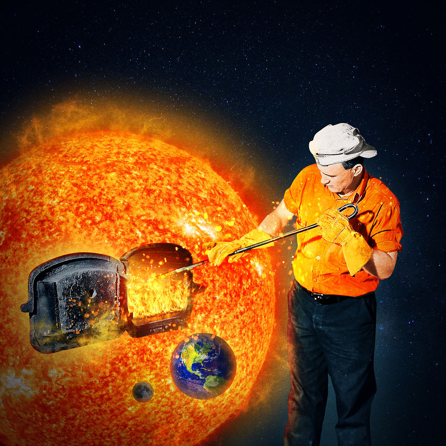 I Create Trippy Digital Collage Art