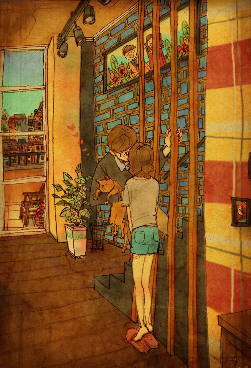 Illustration How Love Is In Everyday Life Illustration How Love Is In Everyday Life