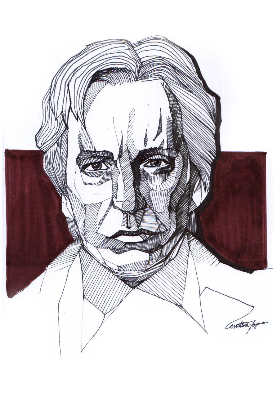 I Spent My Summer Illustrating Different Portraits Of Famous Characters