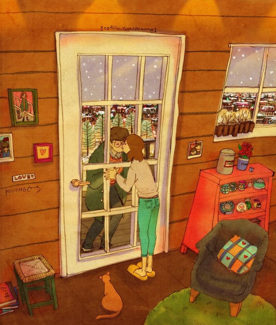 Illustration How Love Is In Everyday Life Illustration How Love Is In Everyday Life