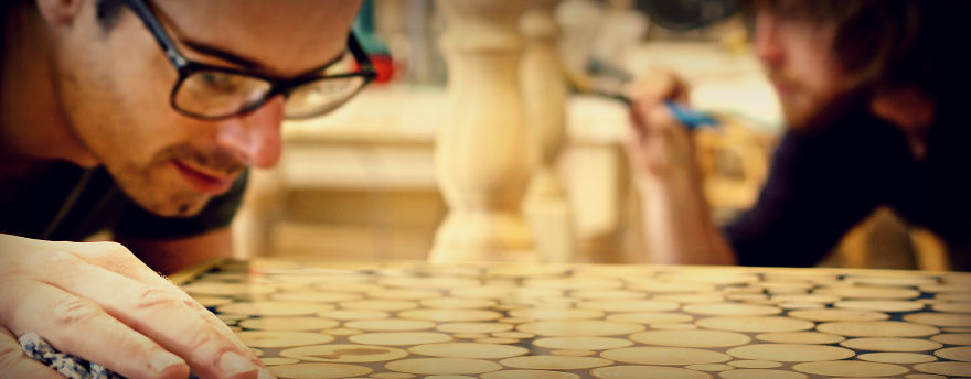 We Collected Bits Of Wood And Spent Months Making These Amazing Glowing Tables We Collected Bits Of Wood And Spent Months Making These Amazing Glowing Tables