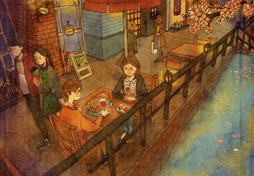 Illustration How Love Is In Everyday Life Illustration How Love Is In Everyday Life