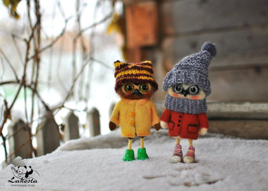 Cutest Felted Toys Ever By Lakosta