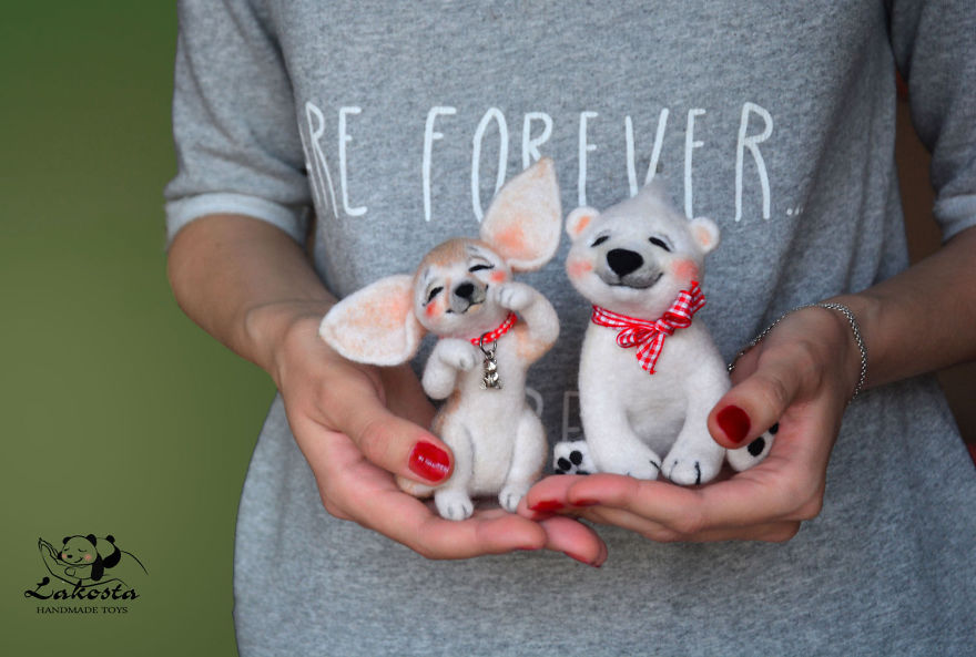 Cutest Felted Toys Ever By Lakosta