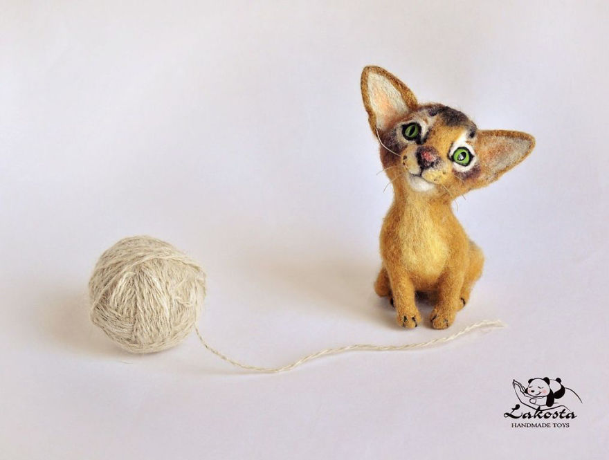Cutest Felted Toys Ever By Lakosta