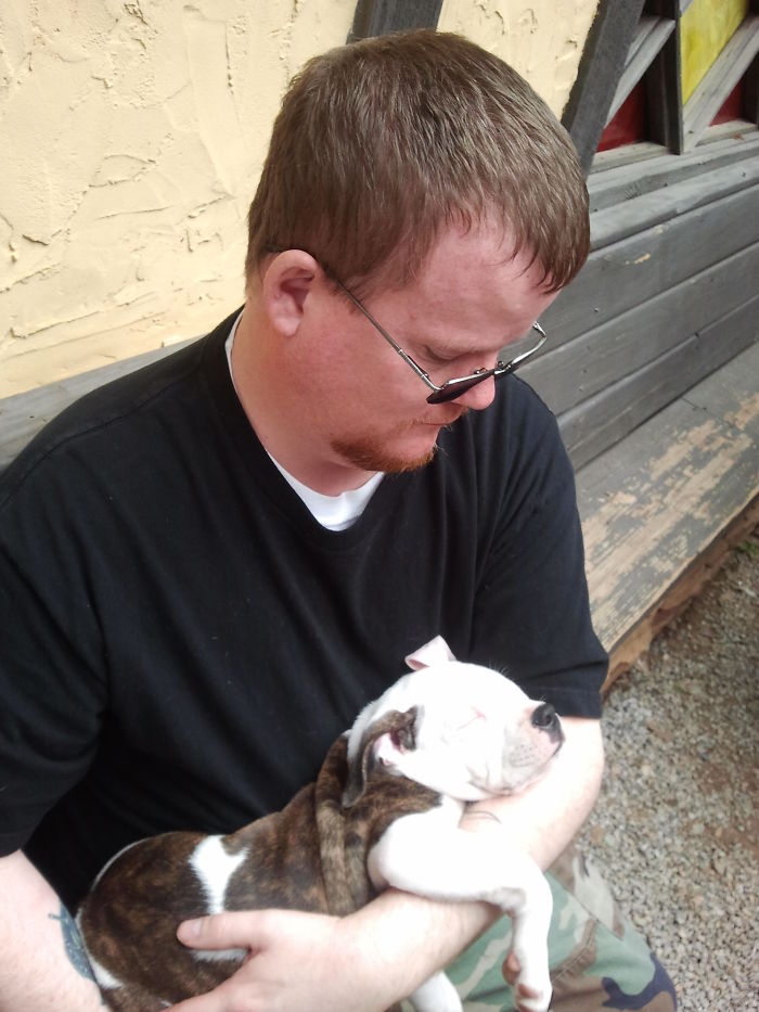 2 Minutes After We Asked To Hold Her, This Happened. Guess She Knew She Was Safe With Us.