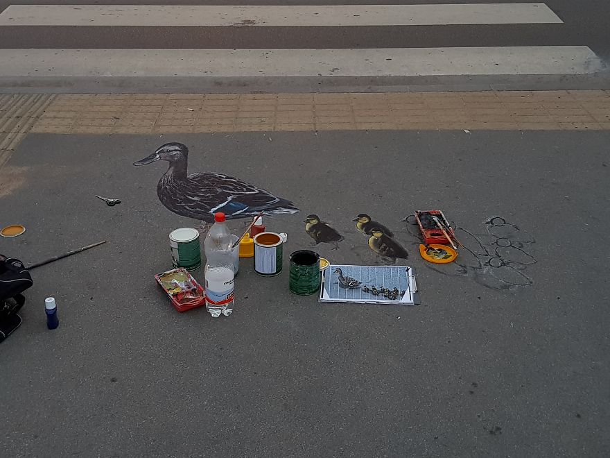 In Kaunas, Street Art Helps Preventing Accidents In Kaunas, Street Art Helps Preventing Accidents