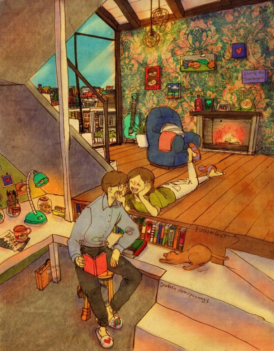 Illustration How Love Is In Everyday Life Illustration How Love Is In Everyday Life