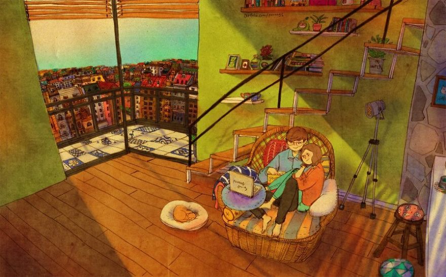 Illustration How Love Is In Everyday Life Illustration How Love Is In Everyday Life