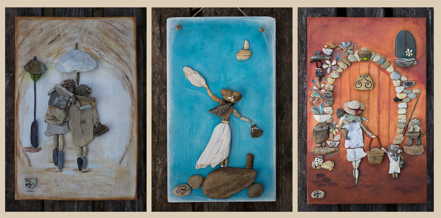 I Made These Pictures From Pebbles I Made These Pictures From Pebbles