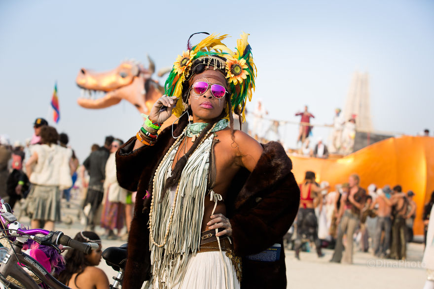 Colorful People Of The Burning Man Colorful People Of The Burning Man