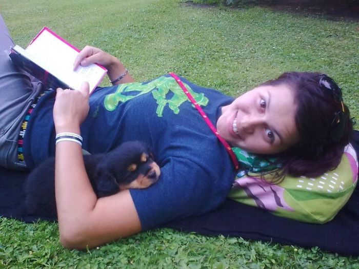 Her Name Is Pinecone. I Love Her Since The First Day We Met.. 6 Years Ago:)