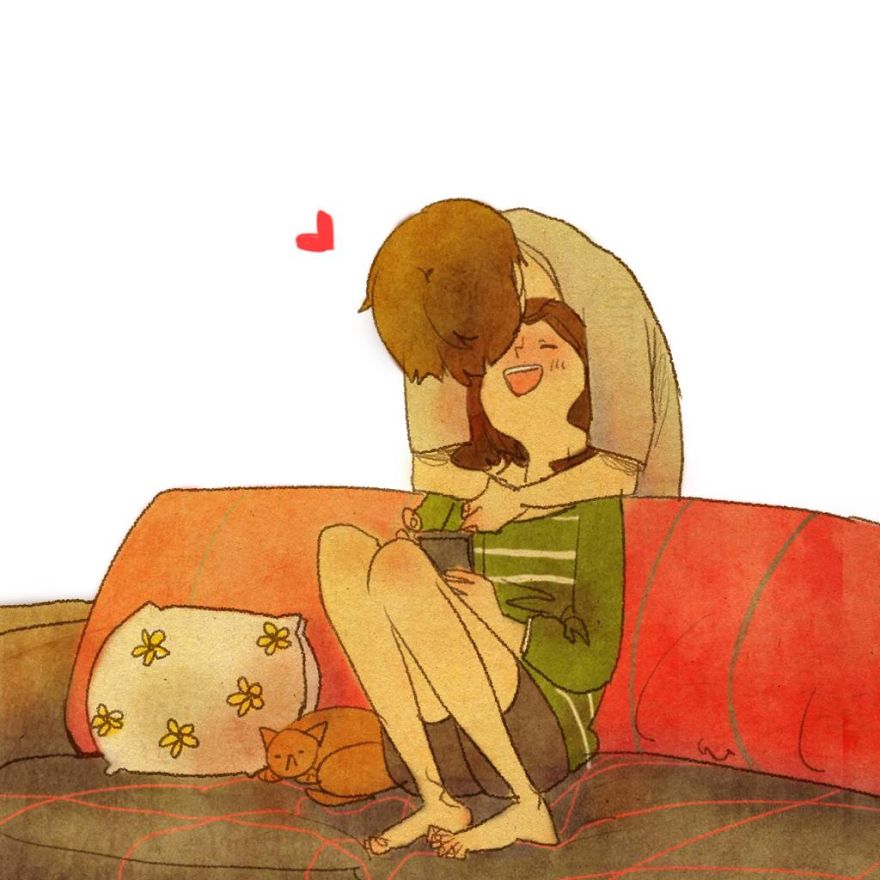 Illustration How Love Is In Everyday Life Illustration How Love Is In Everyday Life