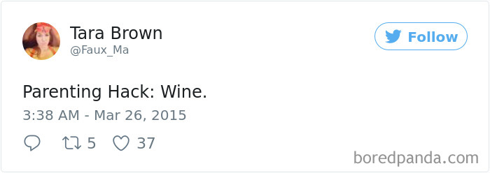 Parenting Hack Tweet