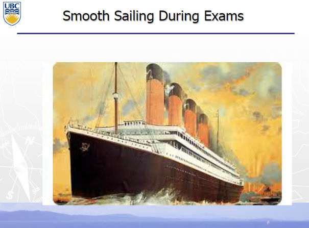 Smooth sailing during exams meme