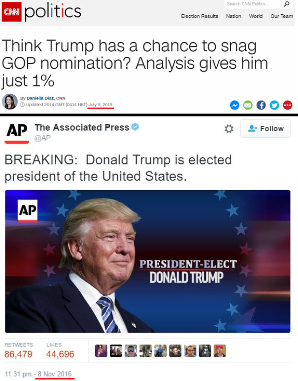 It Took A Year For Him To Finally Trump Them, But It's Happening