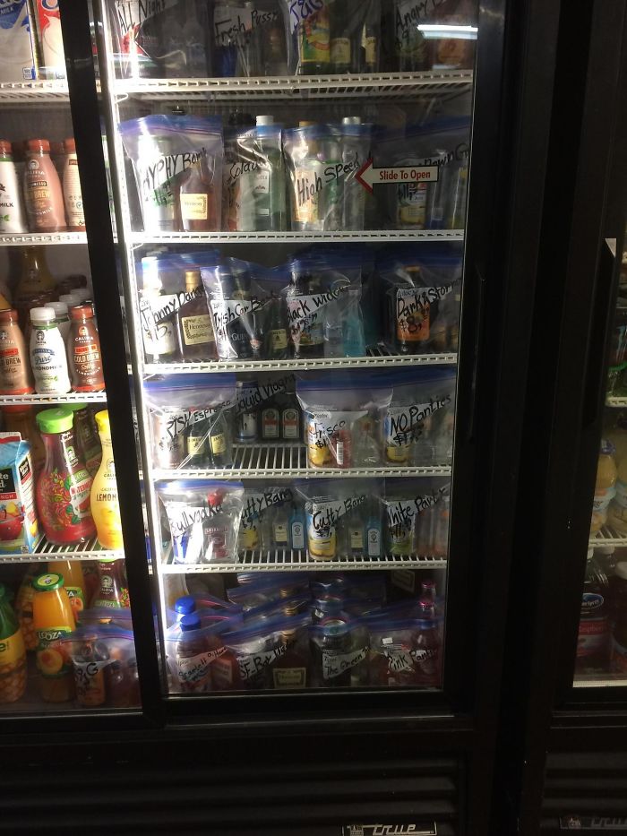 This Liquor Store Sells Cleverly Named, Pre-Made Cocktail Kits In Ziploc Baggies