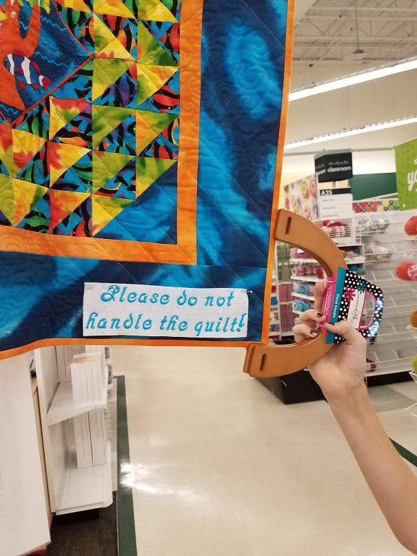 Quilt Has Been Handled