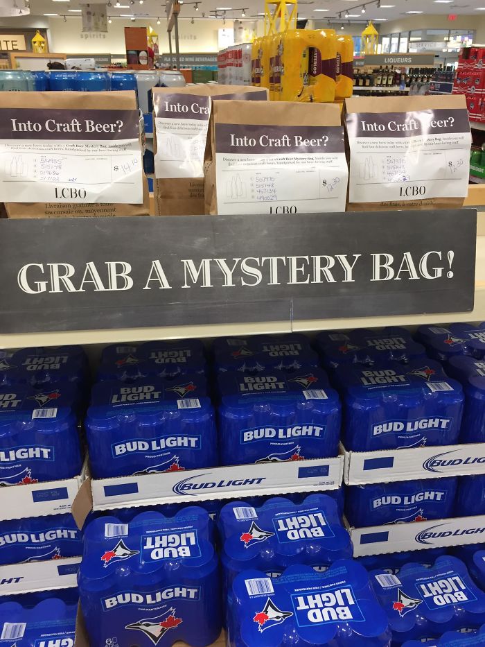 My Local Booze Vendor Helping Out Shoppers Who Can't Make Up Their Mind